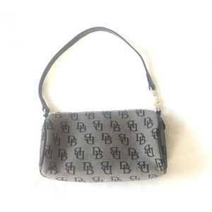 Dooney & Bourke Logo Printed Mini Barrel Bag - New